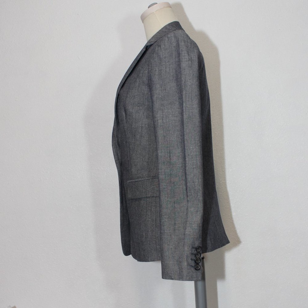 J. Crew Chambray Regent One Button Women's Blazer… - image 3